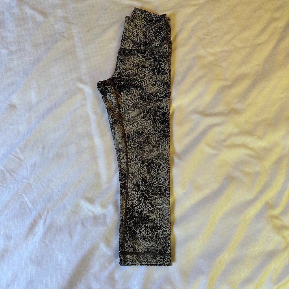 Beautiful Lululemon Wunder Under High-Rise Tight Crop*Full-On Luxtreme